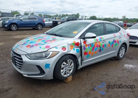 2017 Hyundai Elantra Se из США, поврежденный, VIN 5NPD74LF0HH126703